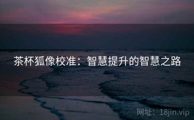 茶杯狐像校准：智慧提升的智慧之路